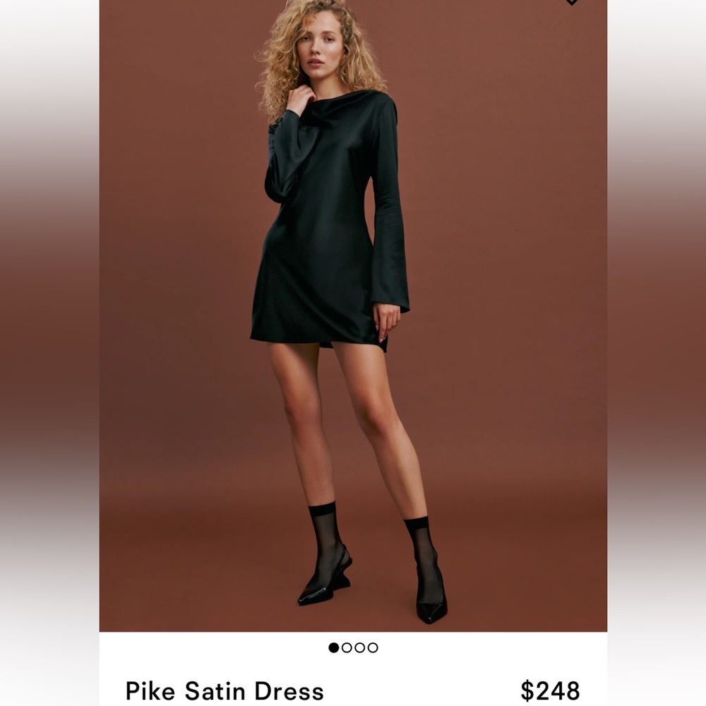 UNWORN BLACK REFORMATION DRESS